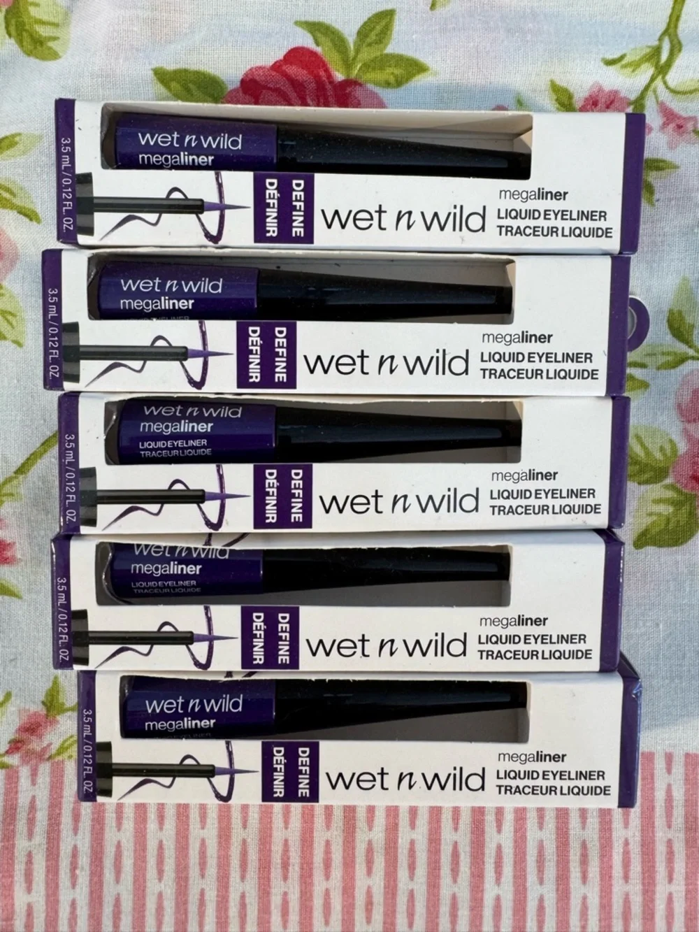 Wet n Wild Liquid Eyeliner Set - Electric Purple (5-Pack)